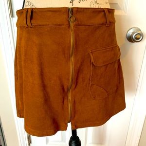 Forever 21 suade (not real) skirt